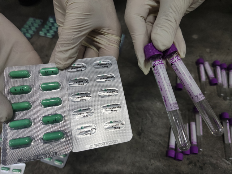 沙头角海关查获司机走私管制药品进境案（图）